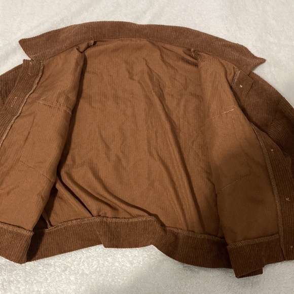 Brown cropped corduroy jacket size small - Picture 4 of 4